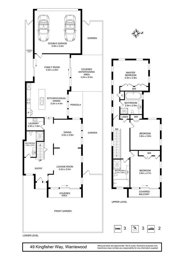 Floorplan of Homely house listing, 49 Kingfisher Way, Warriewood NSW 2102