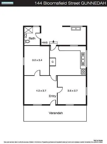 Floorplan of Homely house listing, 144 Bloomfield Street, Gunnedah NSW 2380