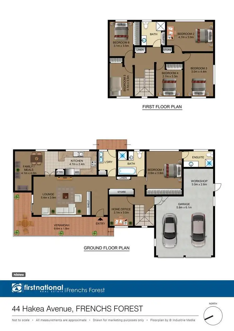 Floorplan of Homely house listing, 44 Hakea Avenue, Frenchs Forest NSW 2086