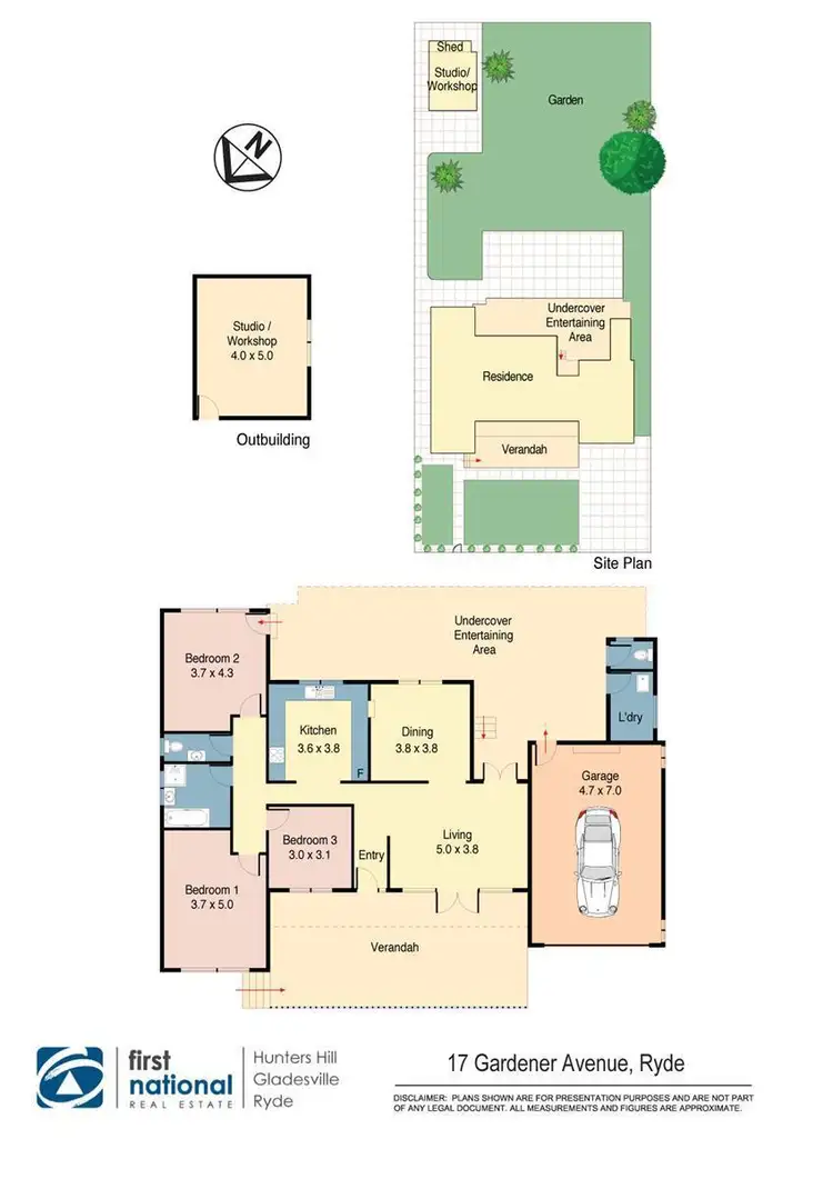 Floorplan of Homely house listing, 17 Gardener Avenue, Ryde NSW 2112