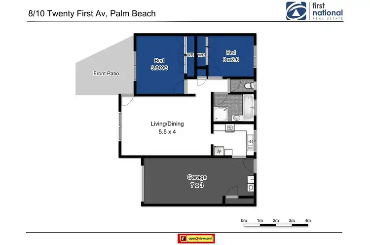 Floorplan of Homely townhouse listing, 8/10 Twenty First Avenue, Palm Beach QLD 4221