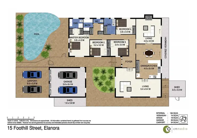 Floorplan of Homely house listing, 15 Foothill Street, Elanora QLD 4221