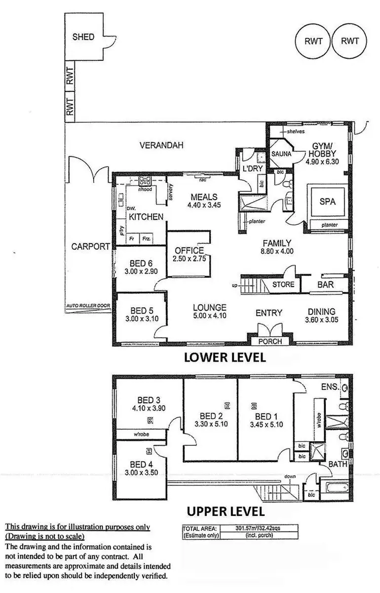 Floorplan of Homely house listing, 9 Abiona Street, Flagstaff Hill SA 5159