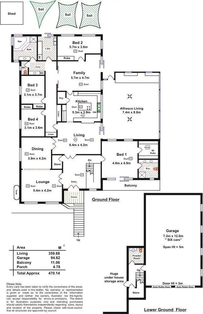 Floorplan of Homely house listing, 3 Charlton Court, Golden Grove SA 5125