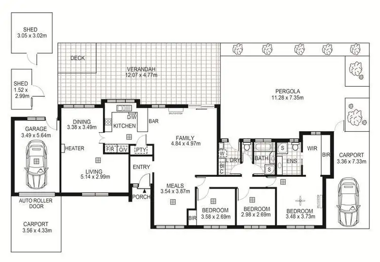 Floorplan of Homely house listing, 24 Sarnia Farm Road, St Agnes SA 5097