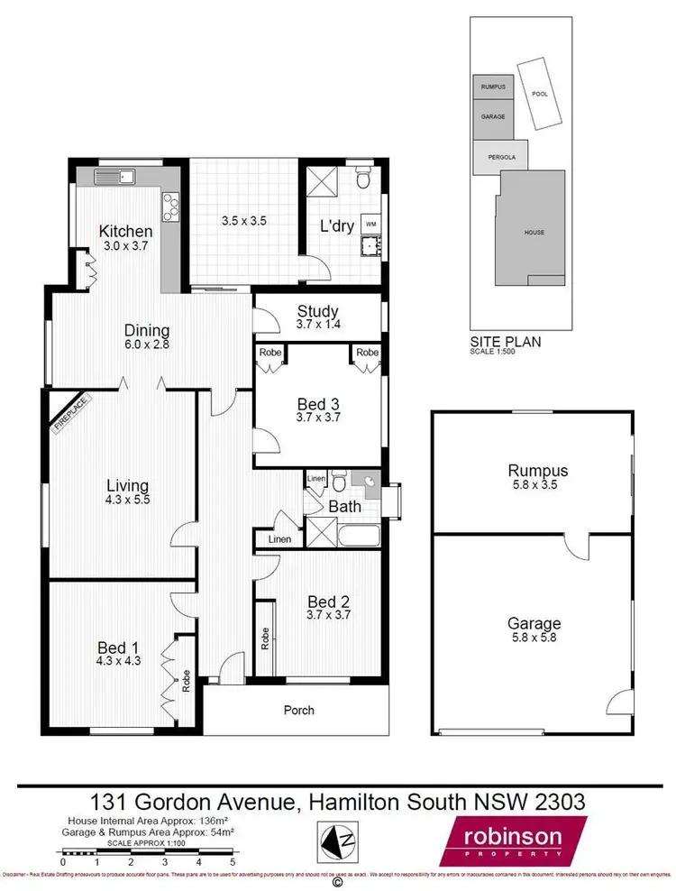 Floorplan of Homely house listing, 131 Gordon Avenue, Hamilton South NSW 2303