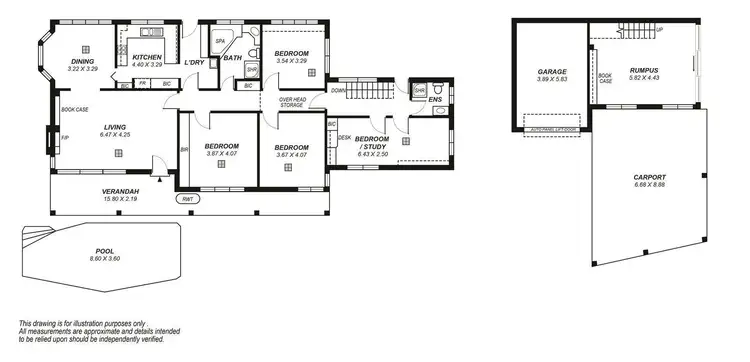 Floorplan of Homely house listing, 64 Dashwood Road, Beaumont SA 5066