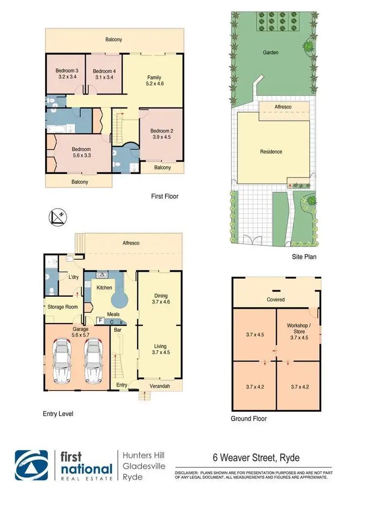 Floorplan of Homely house listing, 6 Weaver Street, Ryde NSW 2112
