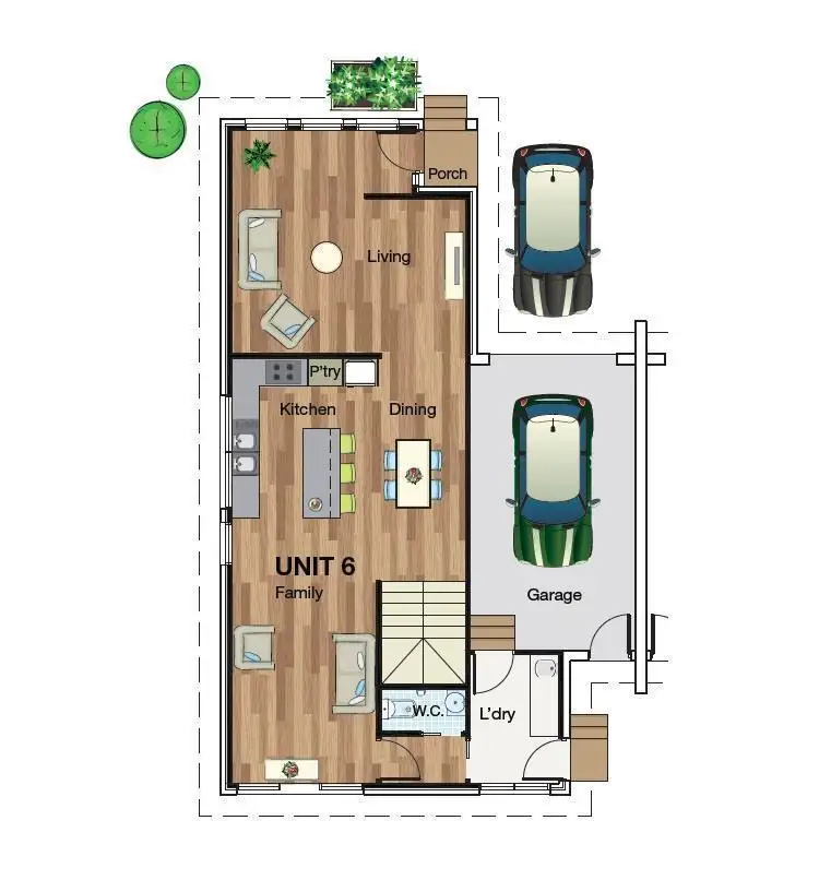 Floorplan of Homely townhouse listing, 6/416-420 Dorset Road, Croydon VIC 3136