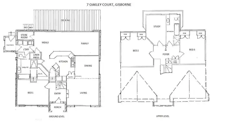Floorplan of Homely house listing, 7 Oakley Crt, Gisborne VIC 3437