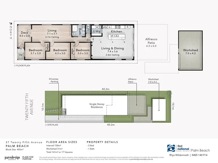 Floorplan of Homely house listing, 37 Twenty Fifth Avenue, Palm Beach QLD 4221