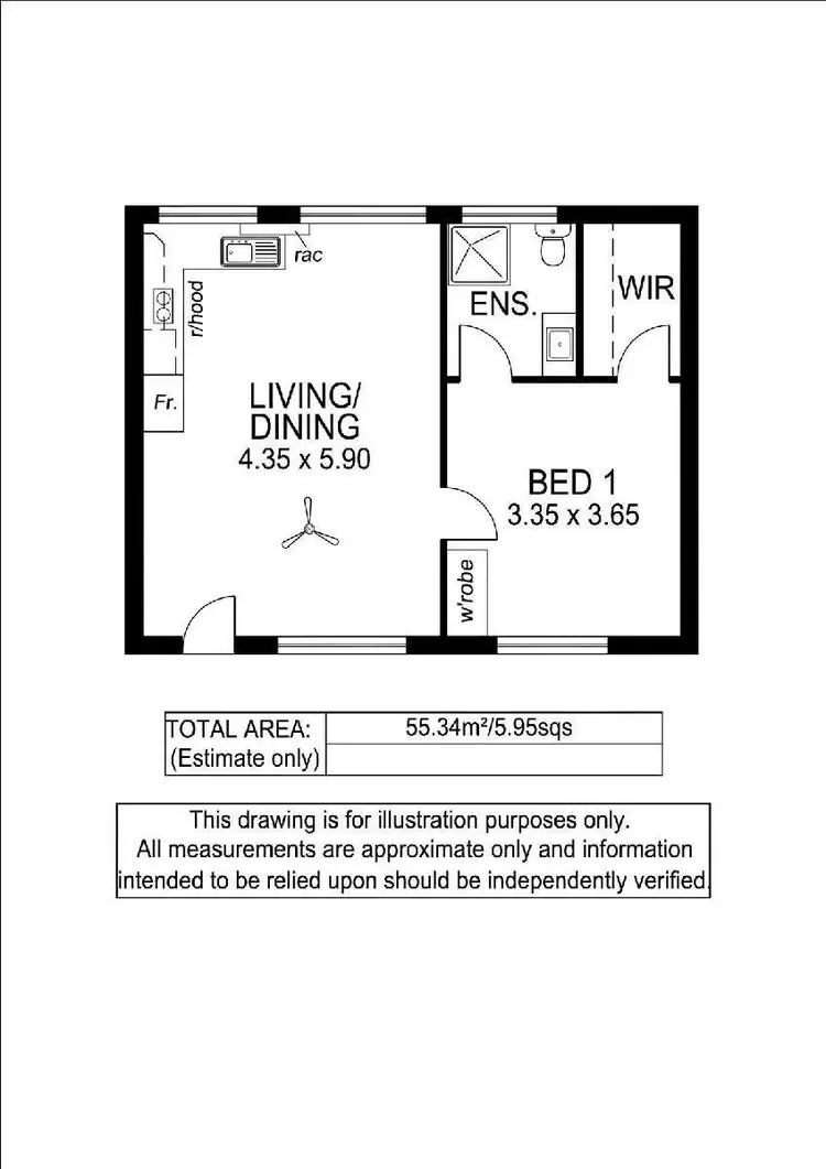 Floorplan of Homely unit listing, 1A Elm Grove, Oaklands Park SA 5046