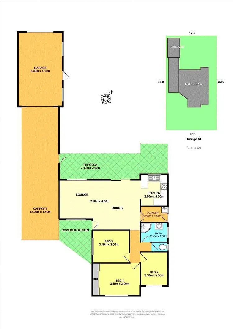 Floorplan of Homely house listing, 15 Dorrigo Street, Wallsend NSW 2287