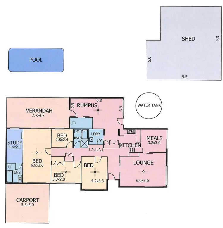 Floorplan of Homely house listing, 26 Hill Street, Murray Bridge SA 5253