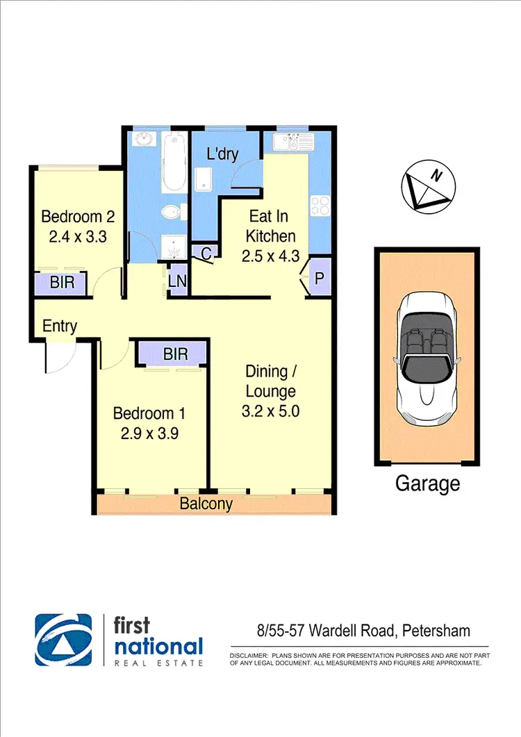 Floorplan of Homely apartment listing, 8/57 Wardell Road, Petersham NSW 2049