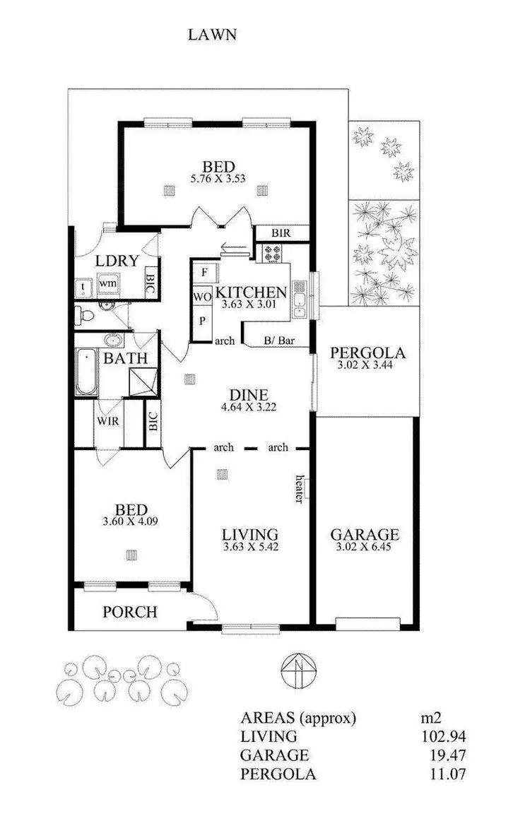 Floorplan of Homely house listing, 7A Hampton Street, Hawthorn SA 5062