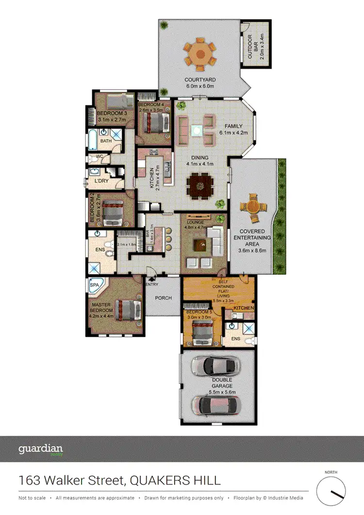 Floorplan of Homely house listing, 163 Walker Street, Quakers Hill NSW 2763