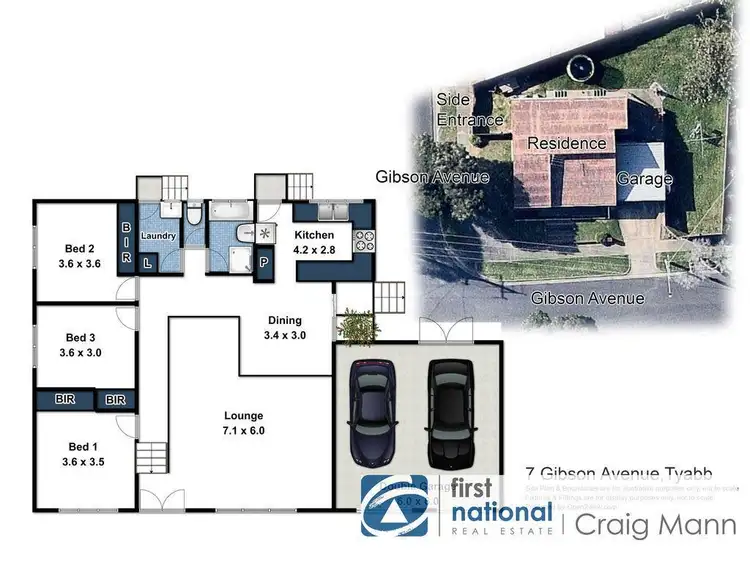 Floorplan of Homely house listing, 7 Gibson Avenue, Tyabb VIC 3913