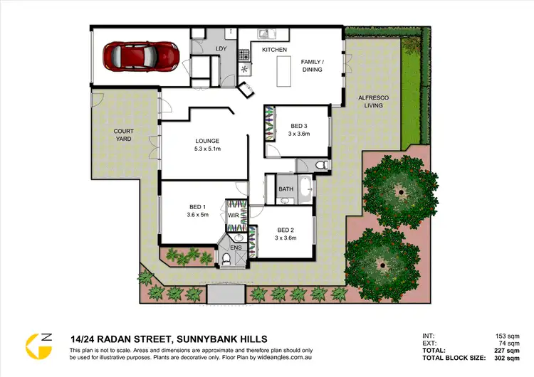 Floorplan of Homely villa listing, 14/24 Radan Street, Sunnybank Hills QLD 4109