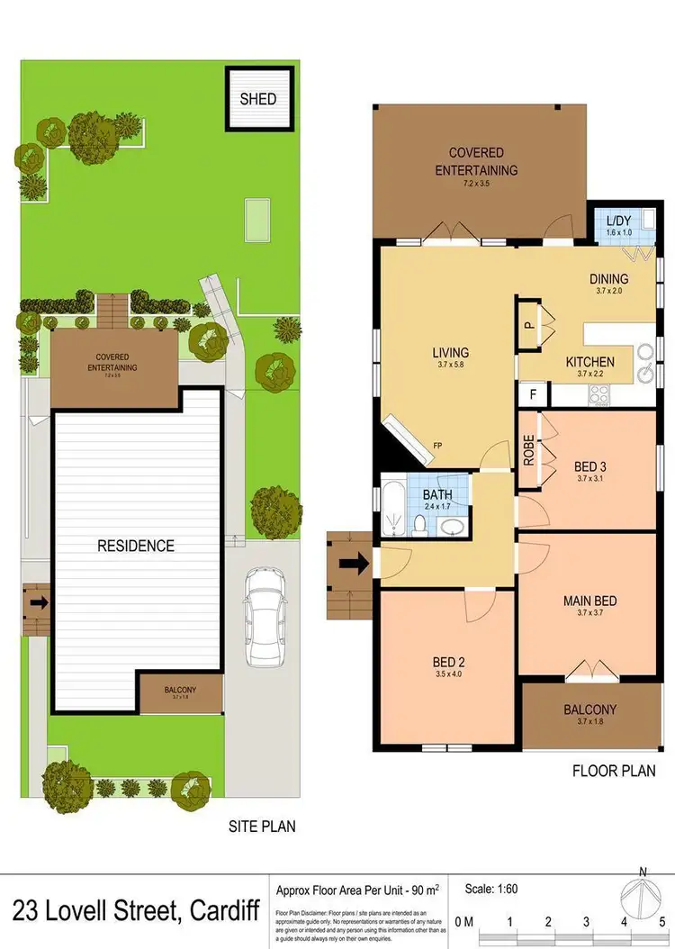 Floorplan of Homely house listing, 23 Lovell Street, Cardiff NSW 2285