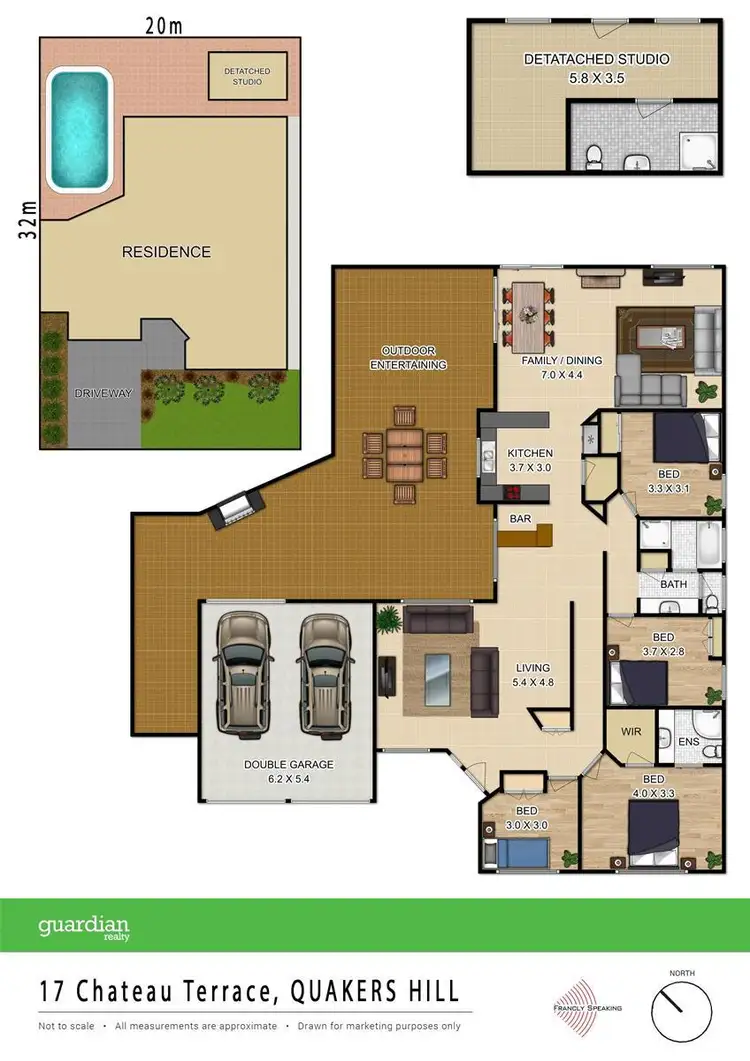 Floorplan of Homely house listing, 17 Chateau Terrace, Quakers Hill NSW 2763