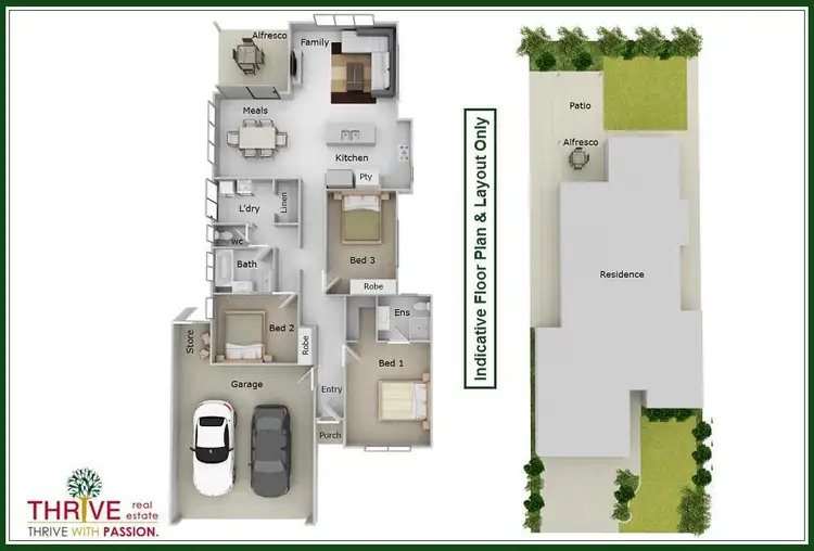 Floorplan of Homely house listing, 1/15 Araluen Bend, Aubin Grove WA 6164