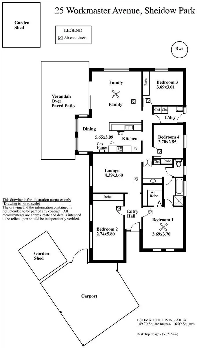 Floorplan of Homely house listing, 25 Workmaster Avenue, Sheidow Park SA 5158