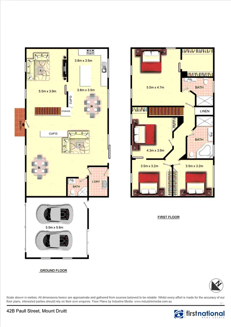 Floorplan of Homely house listing, 42B Paull Street, Mount Druitt NSW 2770