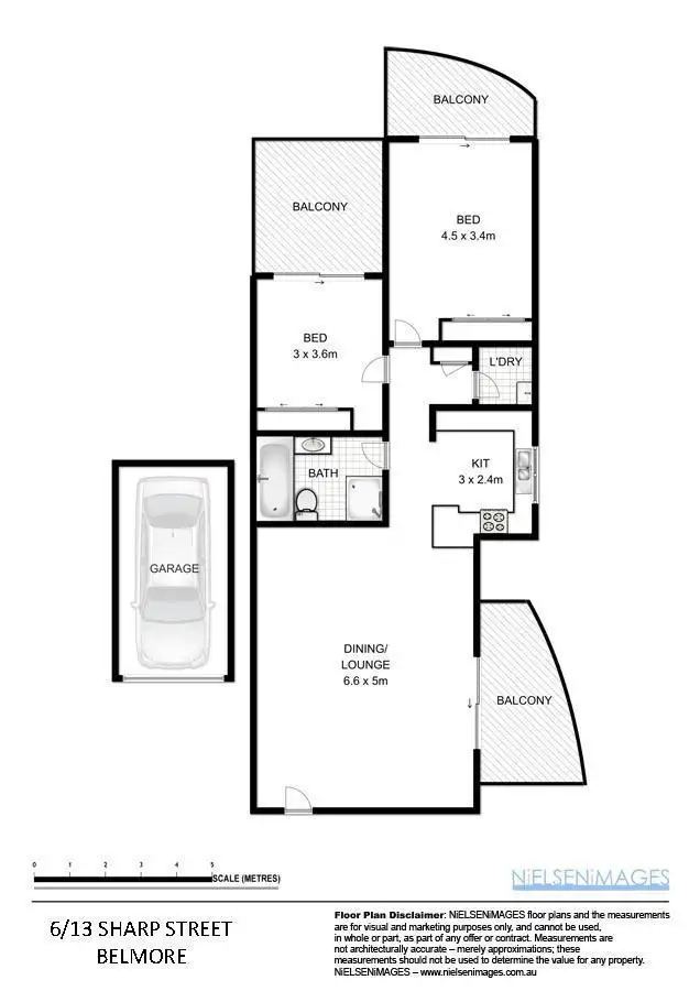 Floorplan of Homely apartment listing, 6/13-15 Sharp Street, Belmore NSW 2192