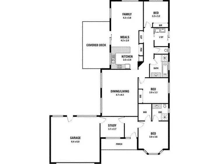 Floorplan of Homely house listing, 5 The Green Way, Heathmont VIC 3135