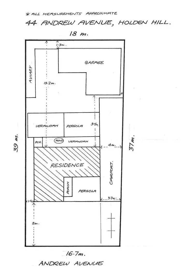 Floorplan of Homely house listing, 44 Andrew Avenue, Holden Hill SA 5088