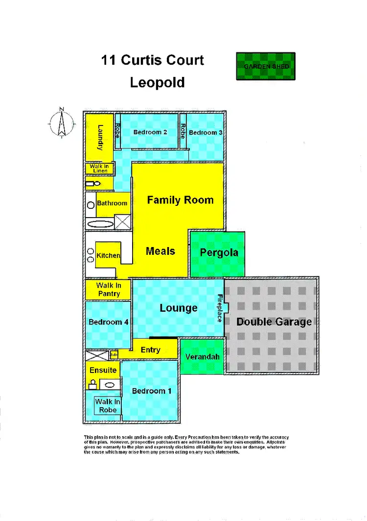 Floorplan of Homely house listing, 11 Curtis Court, Leopold VIC 3224