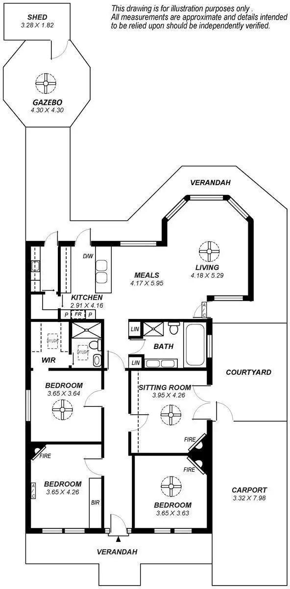 Floorplan of Homely house listing, 15 Ormond Grove, Dulwich SA 5065