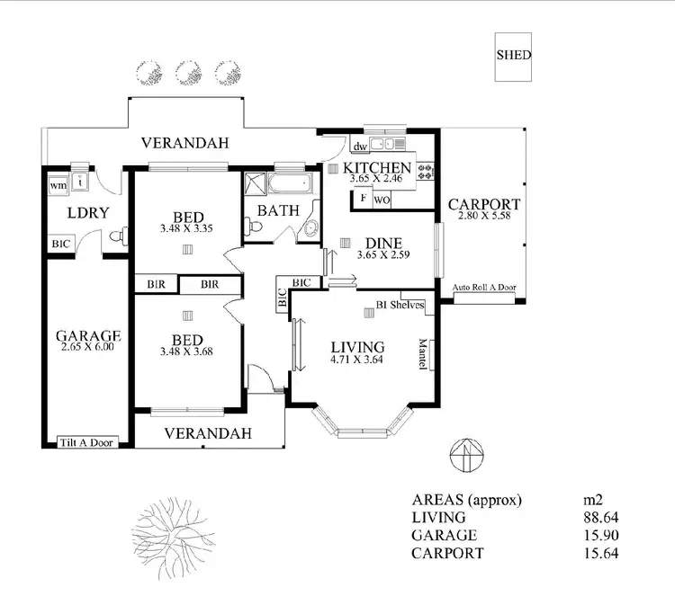 Floorplan of Homely house listing, 1 Greenwood Grove, Urrbrae SA 5064