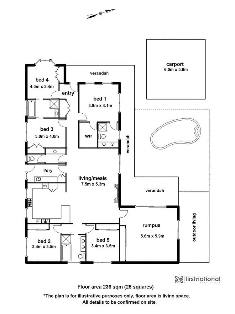 Floorplan of Homely house listing, 41 Quarry Hills Drive, Berwick VIC 3806