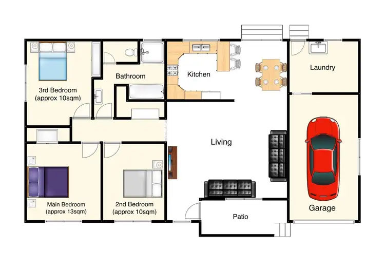 Floorplan of Homely house listing, 4 Nioka Place, Taree NSW 2430