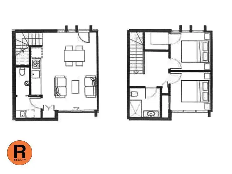 Floorplan of Homely townhouse listing, 2/100 Enterprise Drive, Bundoora VIC 3083