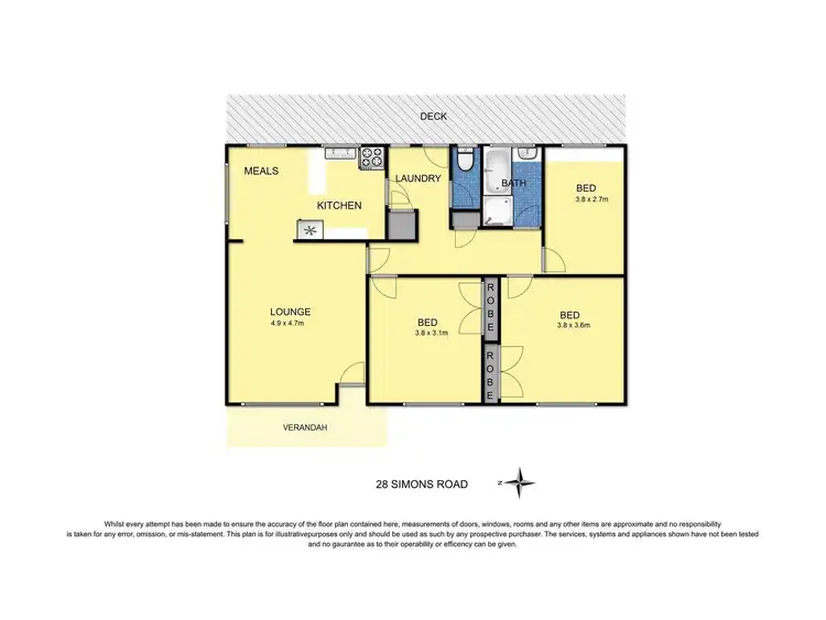 Floorplan of Homely house listing, 28 Simons Road, Leopold VIC 3224