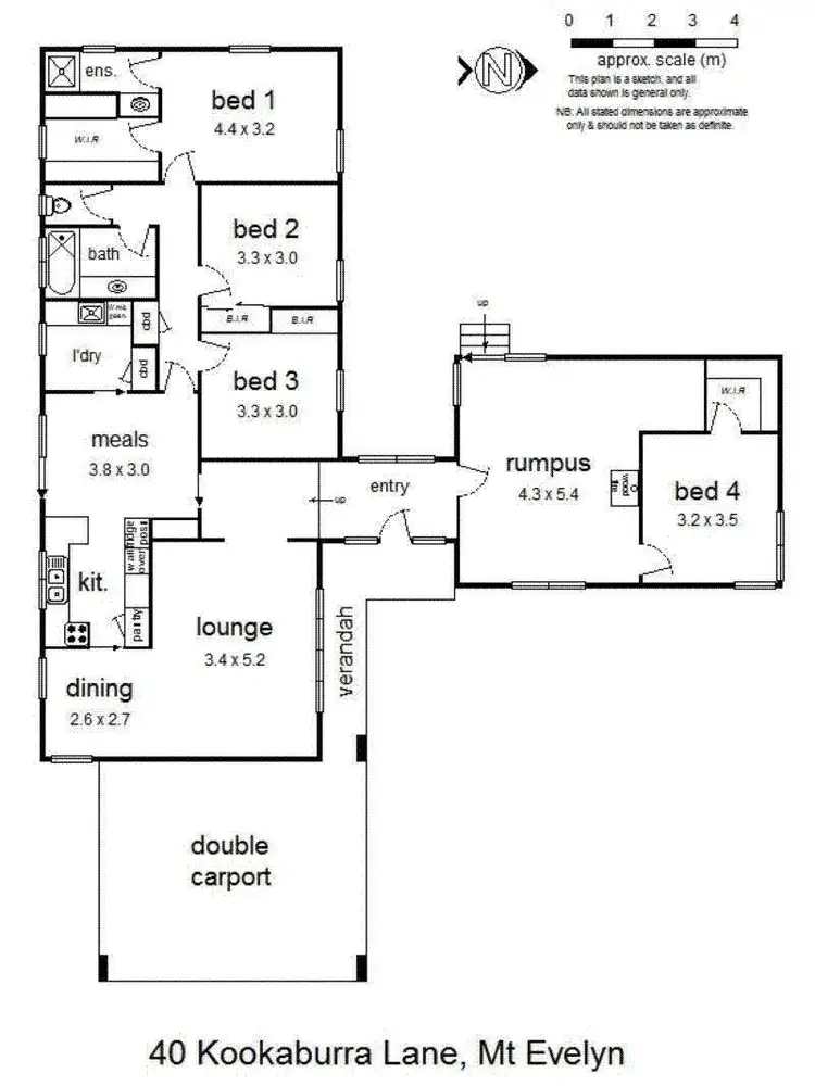 Floorplan of Homely house listing, 40 Kookaburra Lane, Mount Evelyn VIC 3796