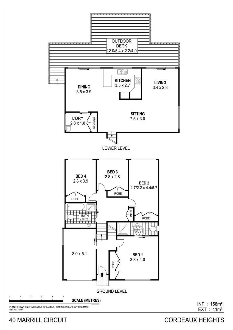 Floorplan of Homely house listing, 40 Marril Circuit, Cordeaux Heights NSW 2526