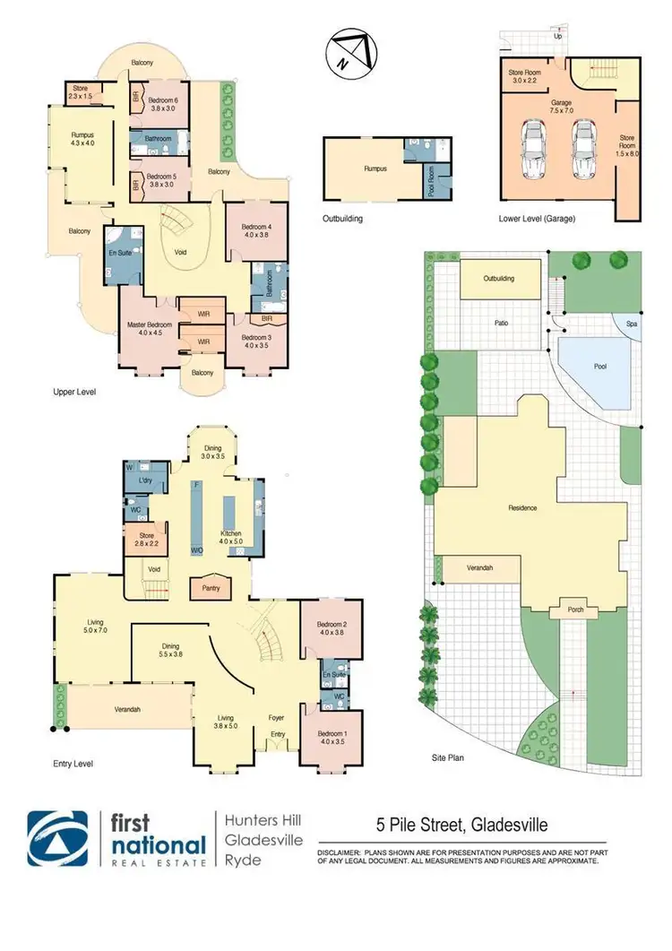 Floorplan of Homely house listing, 5 Pile Street, Gladesville NSW 2111
