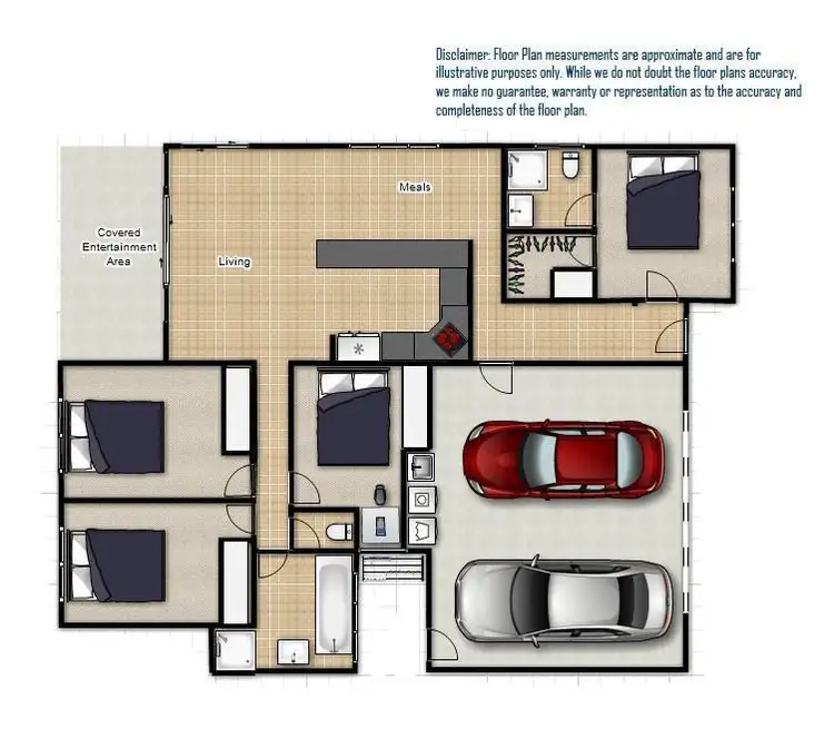 Floorplan of Homely house listing, 24 Mapleton Crescent, Forest Lake QLD 4078