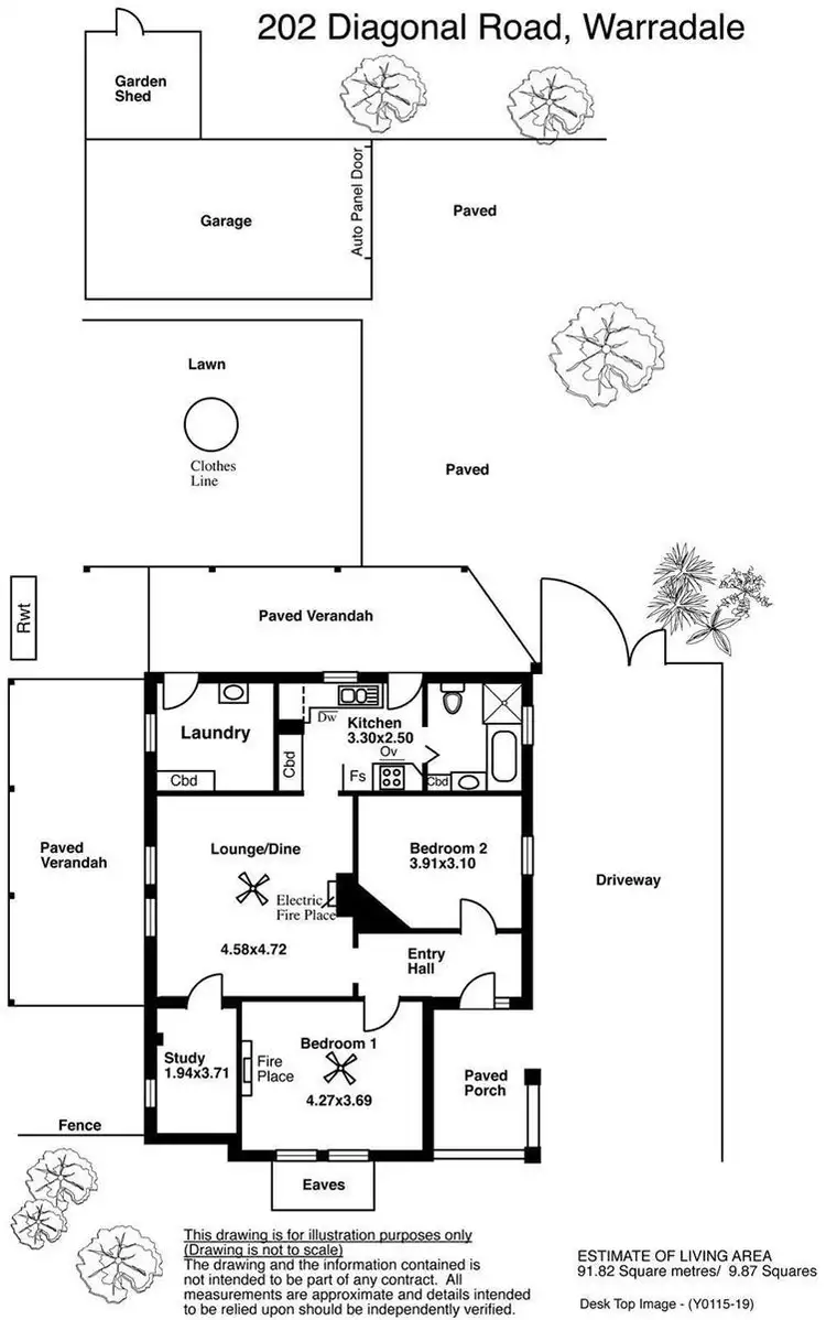 Floorplan of Homely house listing, 202 Diagonal Road, Warradale SA 5046