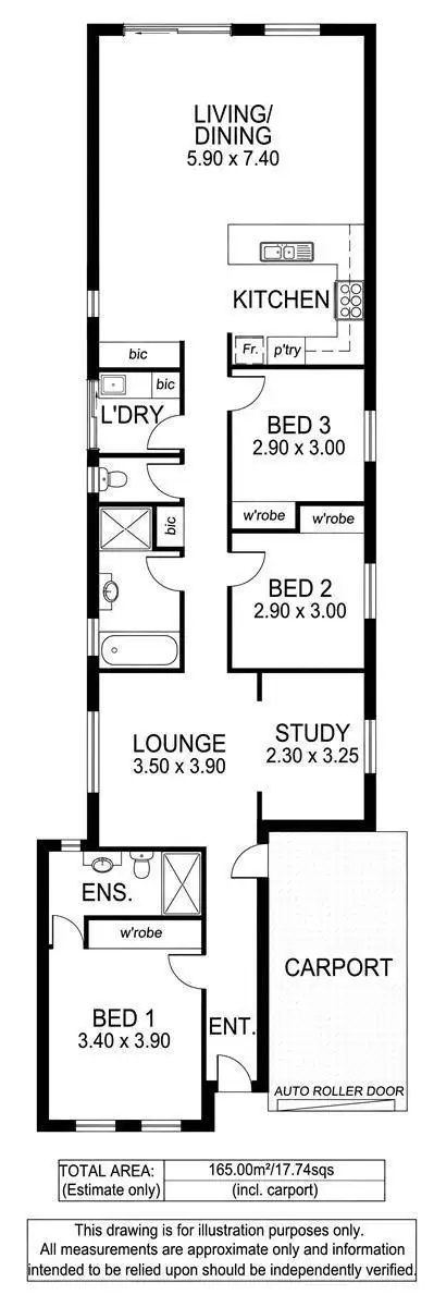 Floorplan of Homely house listing, 59 Celtic Avenue, Clovelly Park SA 5042