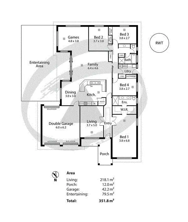 Floorplan of Homely house listing, 130 Burnbank Way, Mount Barker SA 5251