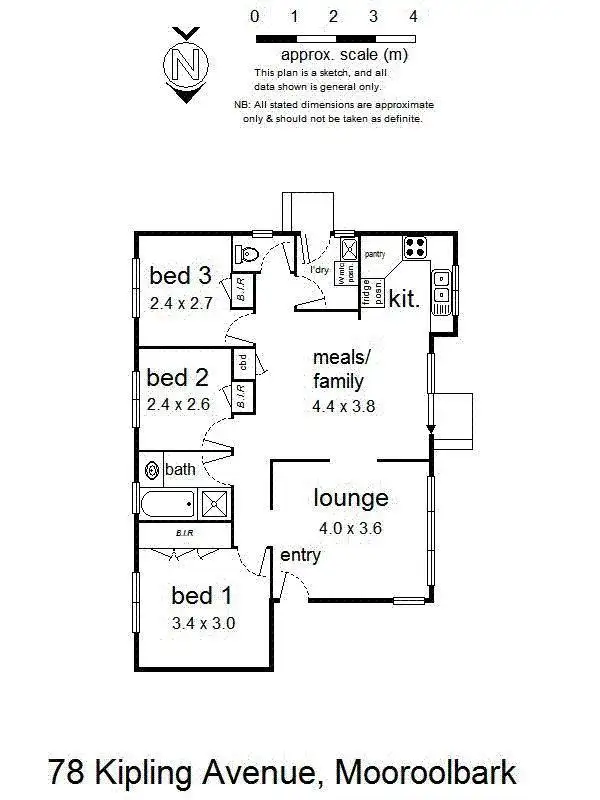 Floorplan of Homely house listing, 78 Kipling Avenue, Mooroolbark VIC 3138