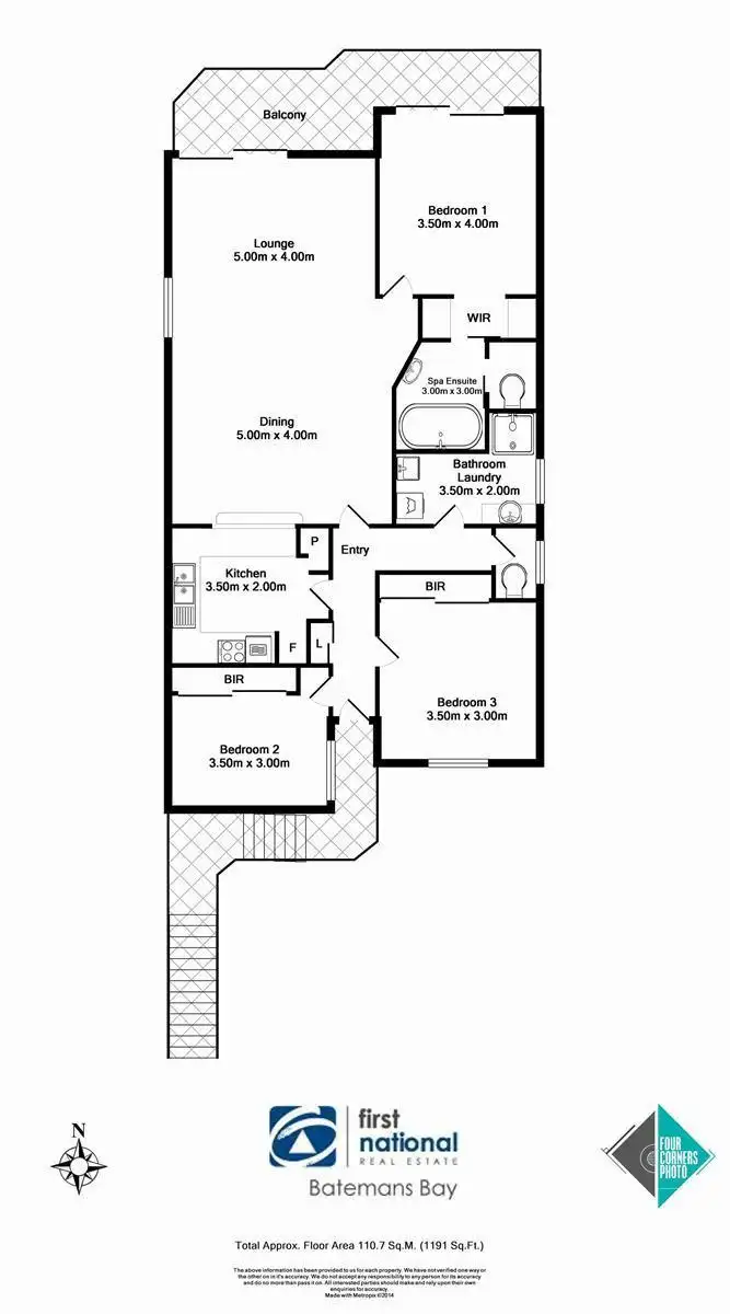 Floorplan of Homely unit listing, 10/272-276 Beach Road, Batehaven NSW 2536