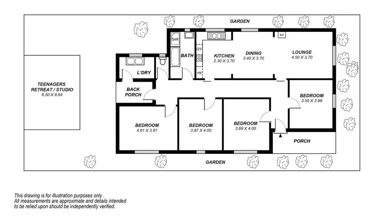 Floorplan of Homely house listing, 23 Manuel Avenue, Blair Athol SA 5084