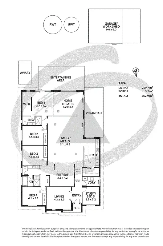 Floorplan of Homely house listing, 17 Glenalbyn Close, Strathalbyn SA 5255