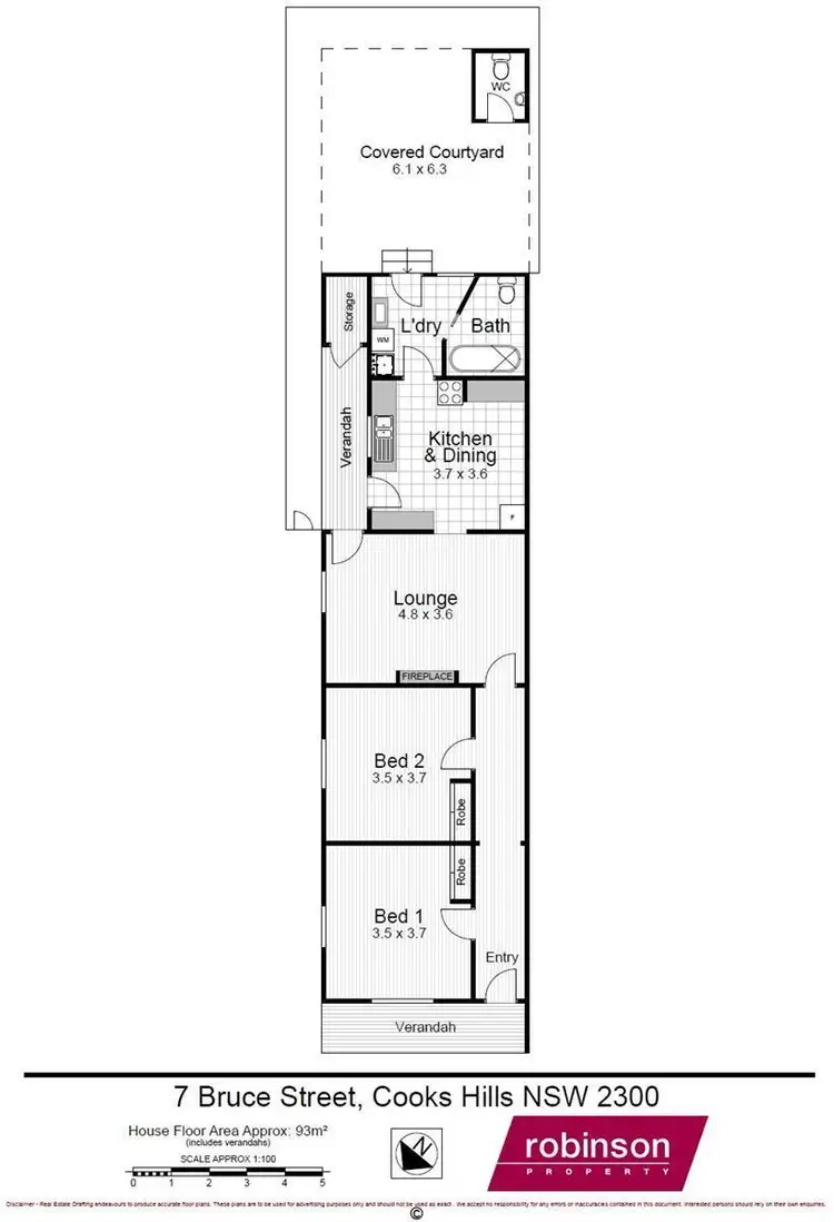 Floorplan of Homely house listing, 7 Bruce Street, Cooks Hill NSW 2300